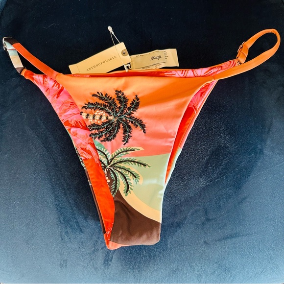 NWT Maaji Flash Beaded Detailing Bikini Bottoms - Picture 7 of 7